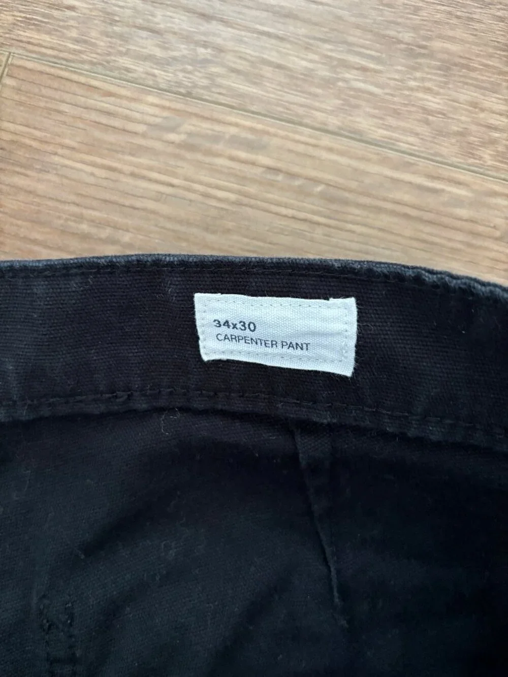GAP Black Carpenter Pants - Size 34x30